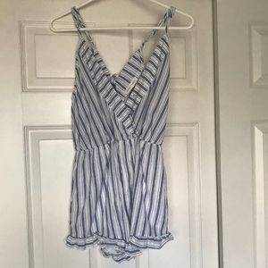 Cute striped clothe romper.
